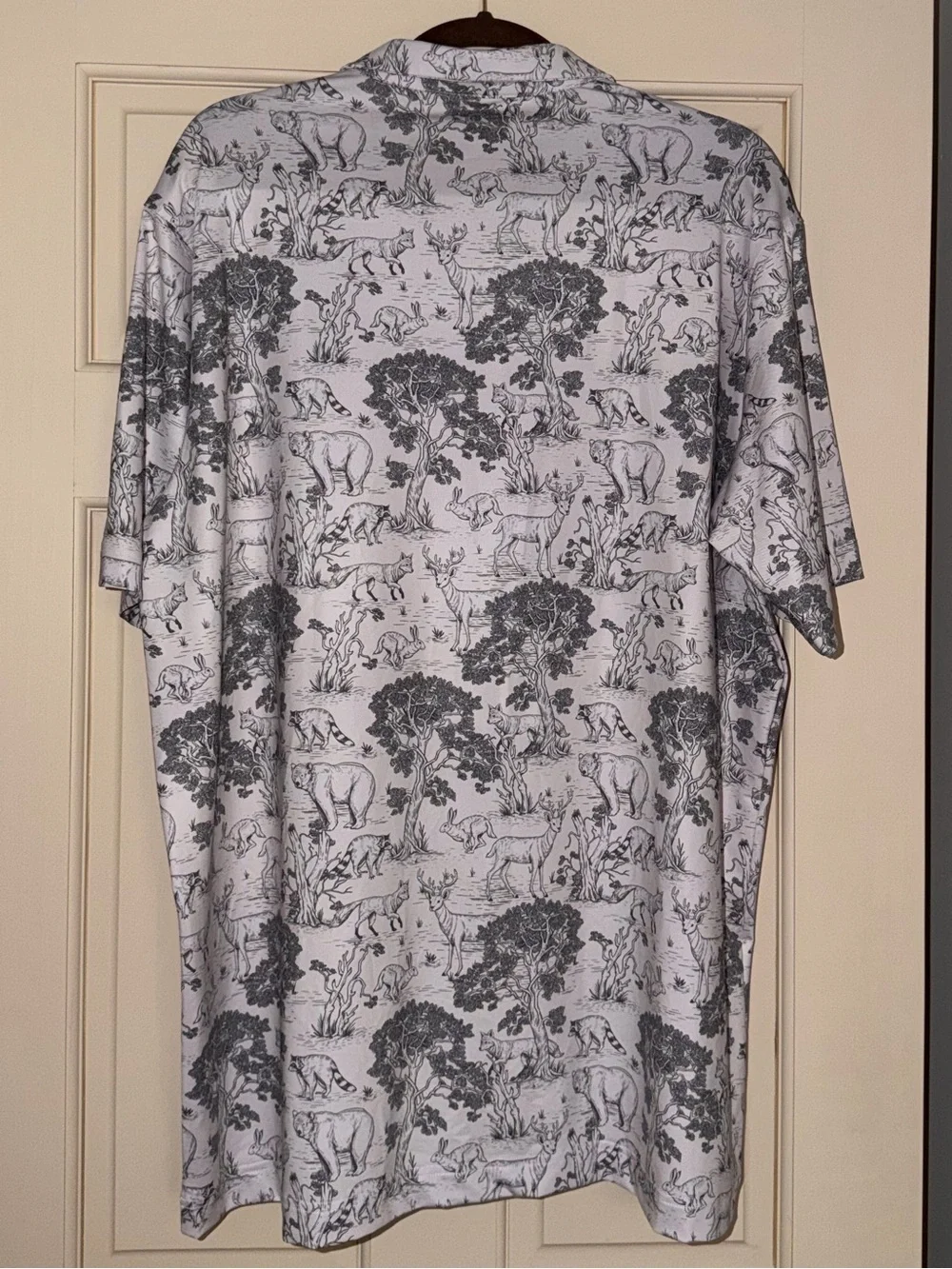 Waggle Men's Forestland Print Polo - Picture 4 of 4